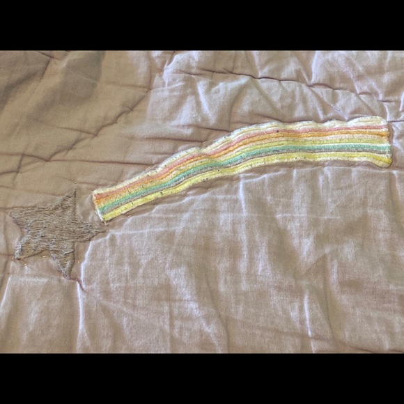 Pottery Barn Kids queen lavender unicorn quilt - Picture 9 of 9